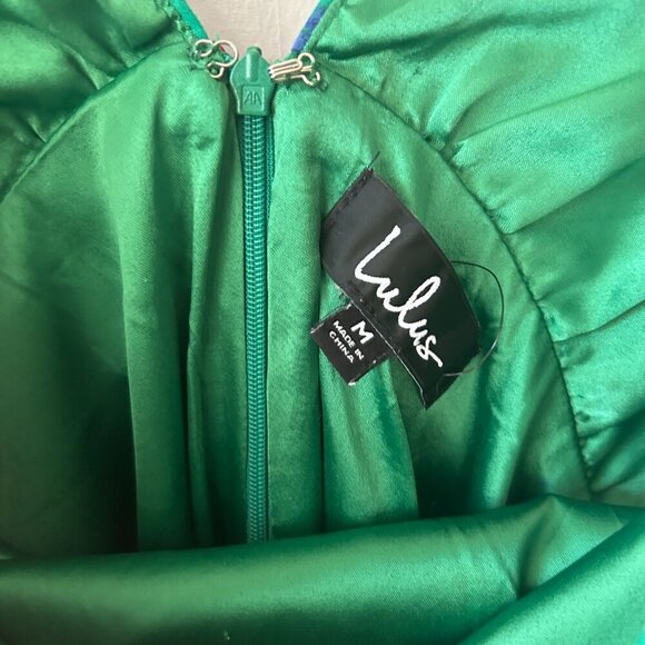 Lulus Long Sleeve Romper Womens Medium Floral V-neck Back Rear Zip Vacay - Picture 5 of 8